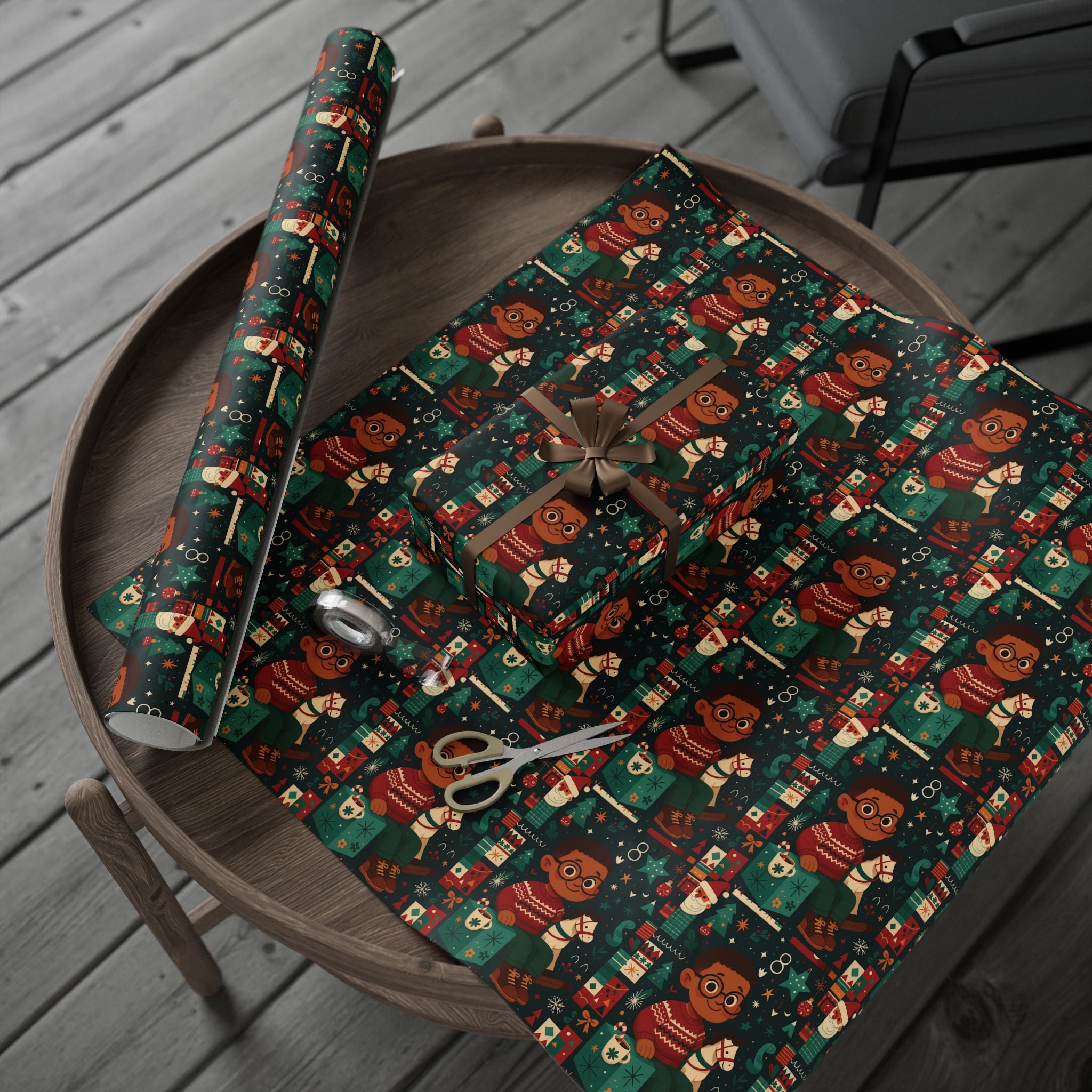 Black boy joy - Festive Wrapping Paper