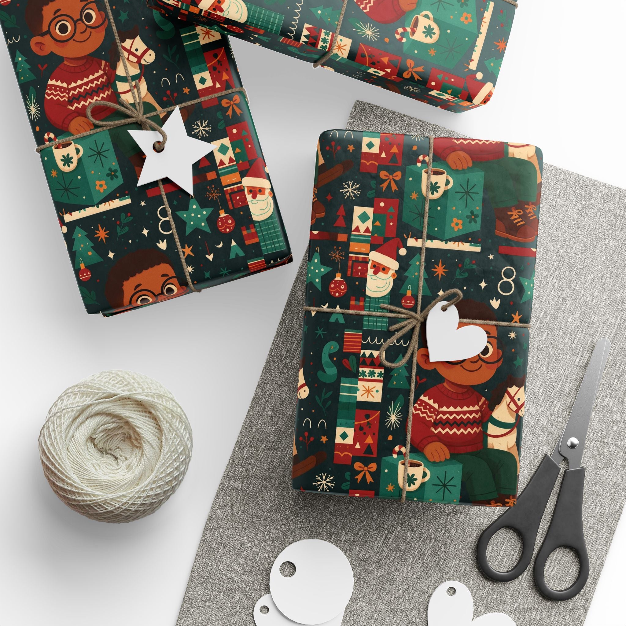 Black boy joy - Festive Wrapping Paper