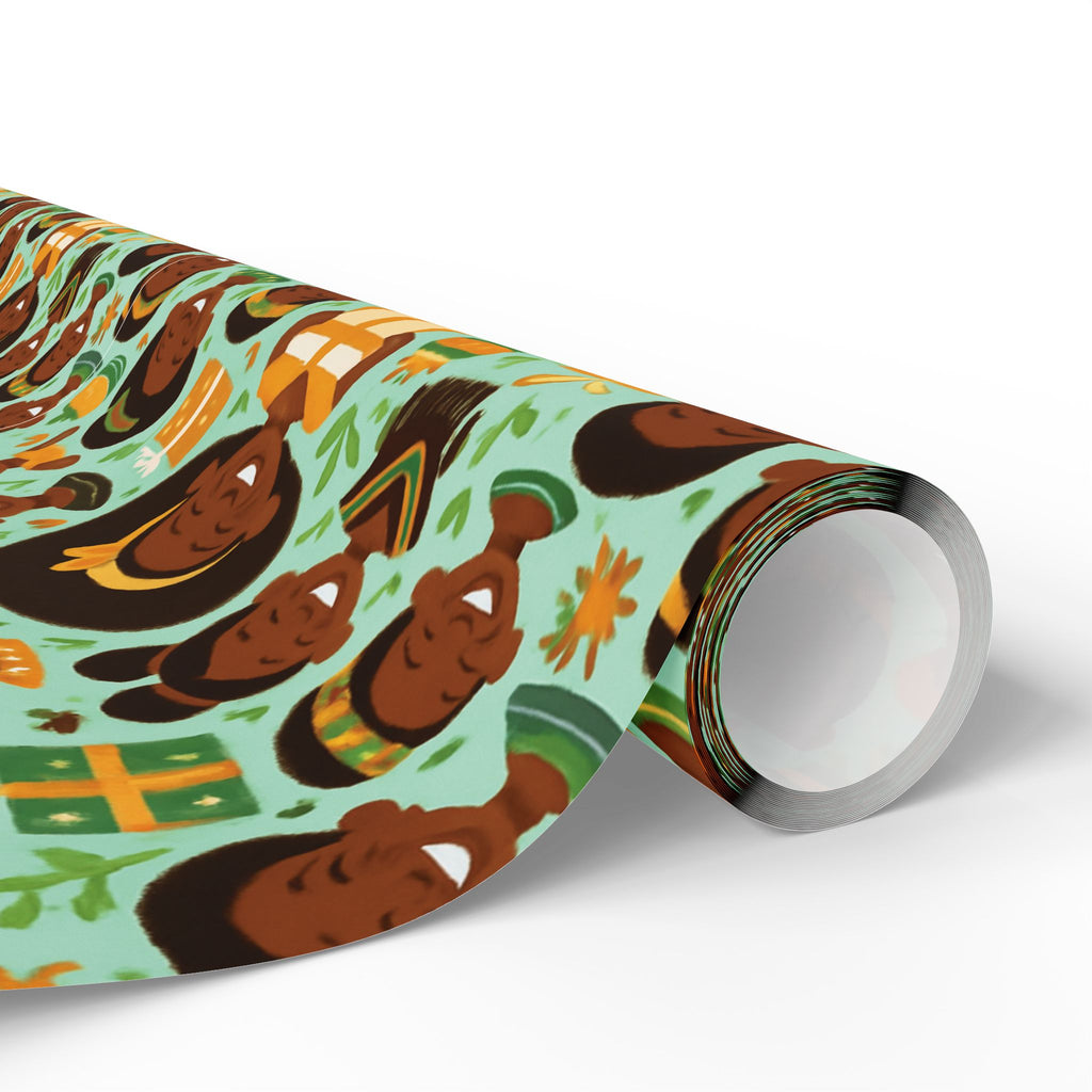 African American Wrapping Paper — Black Heritage Gift Wrap