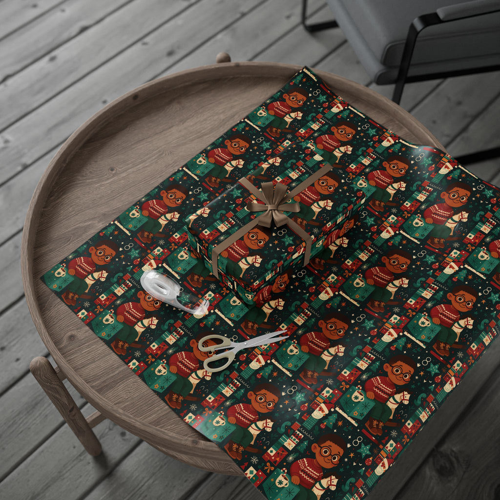 Black boy joy - Festive Wrapping Paper