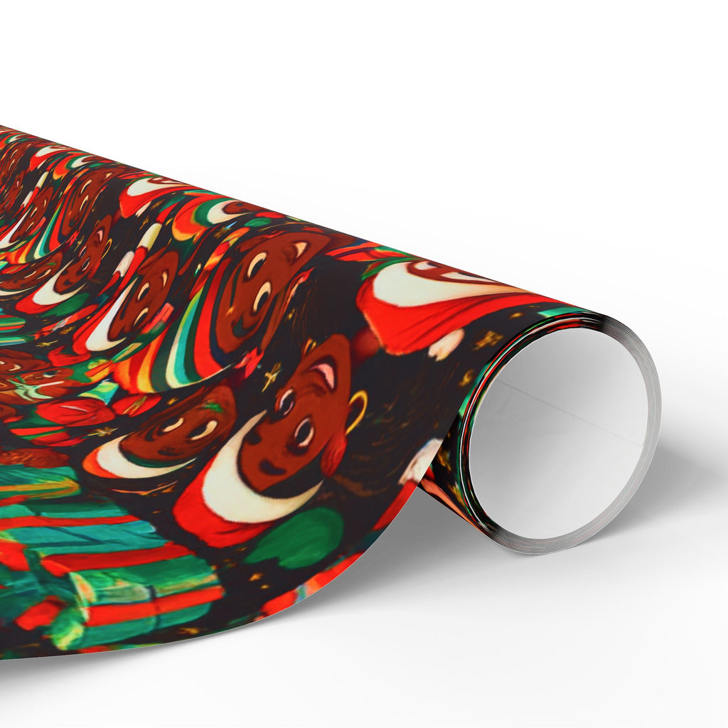 Santa And His Little Helpers – Festive Holiday Gift Wrap