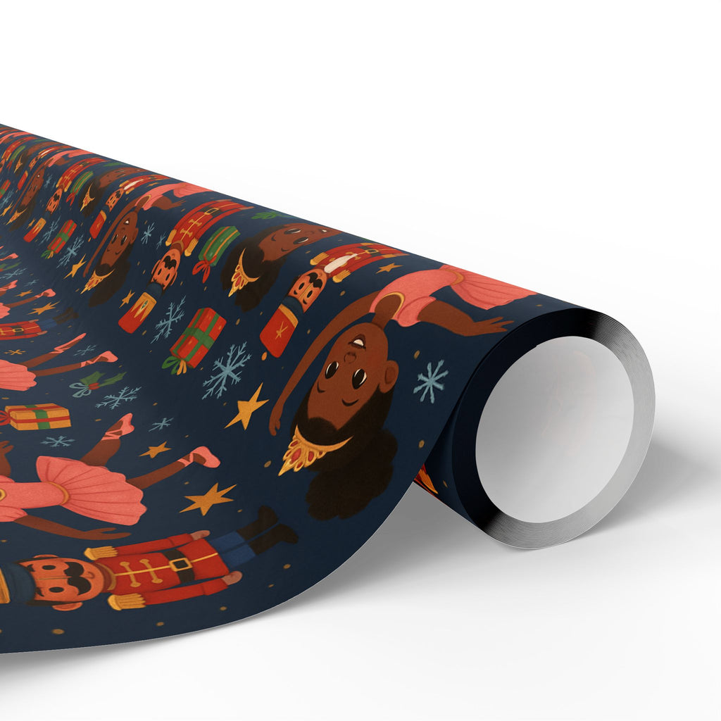 Little Ballerina Nutcracker — Festive Kids Ballet Gift Wrap