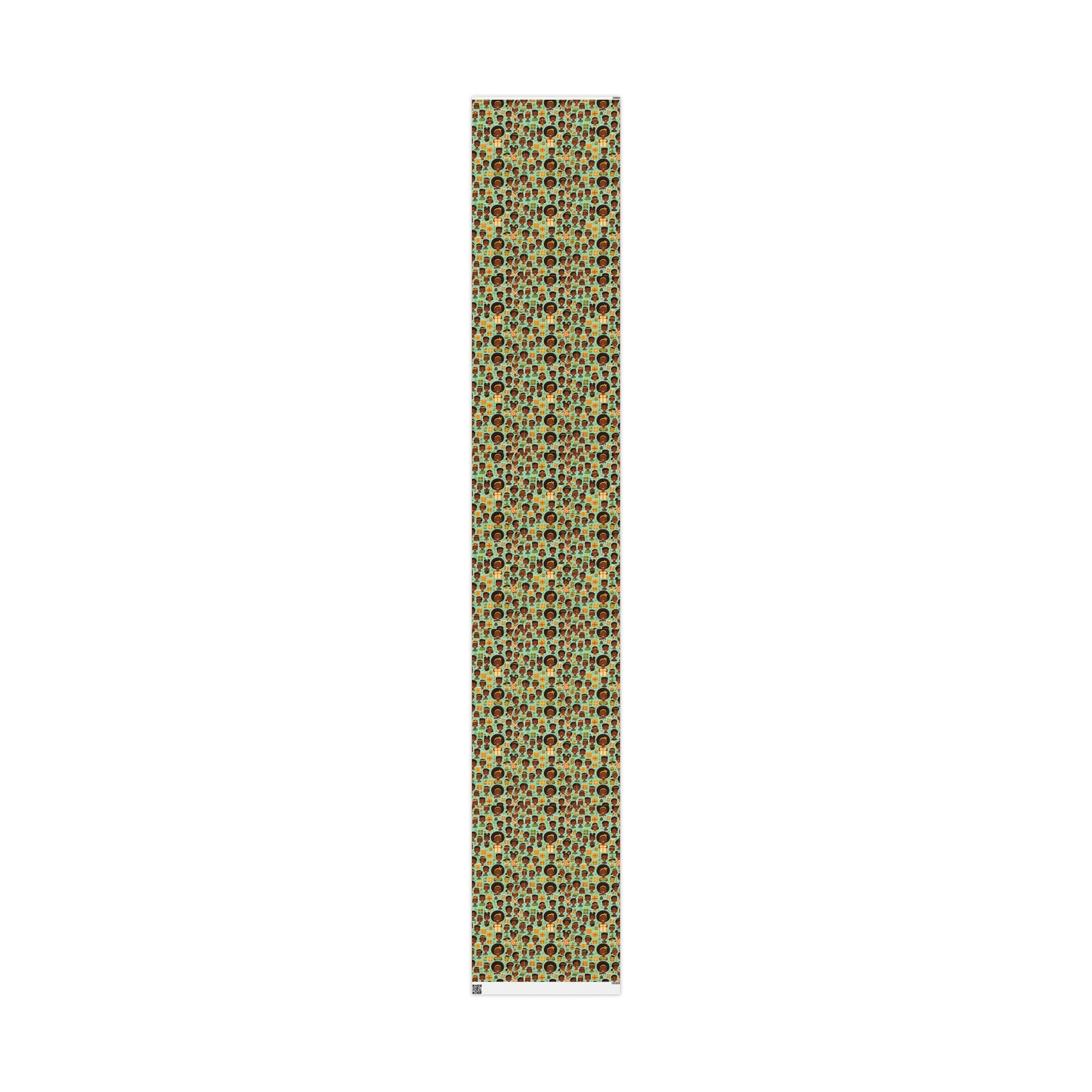 African American Wrapping Paper — Black Heritage Gift Wrap