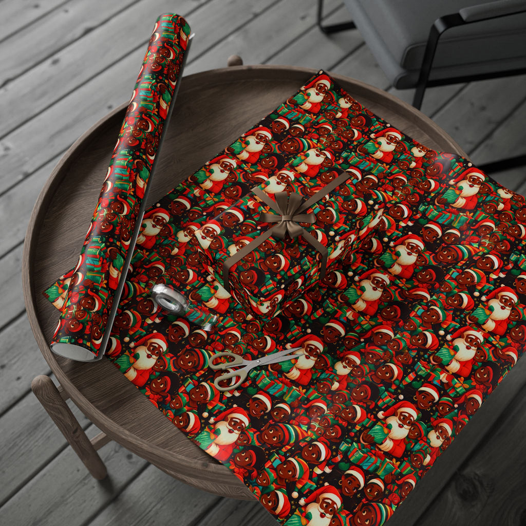 Santa And His Little Helpers – Festive Holiday Gift Wrap