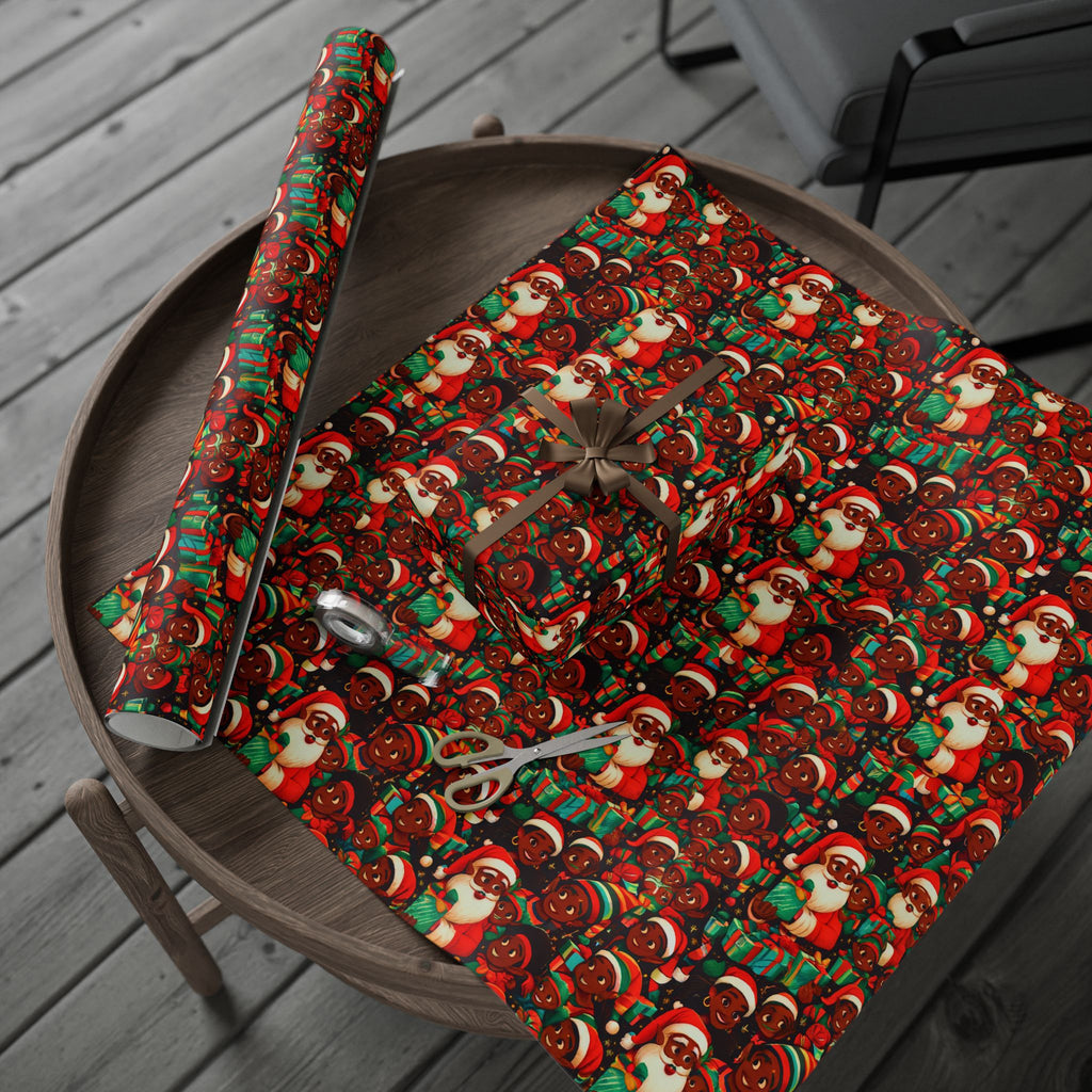 Santa And His Little Helpers – Festive Holiday Gift Wrap