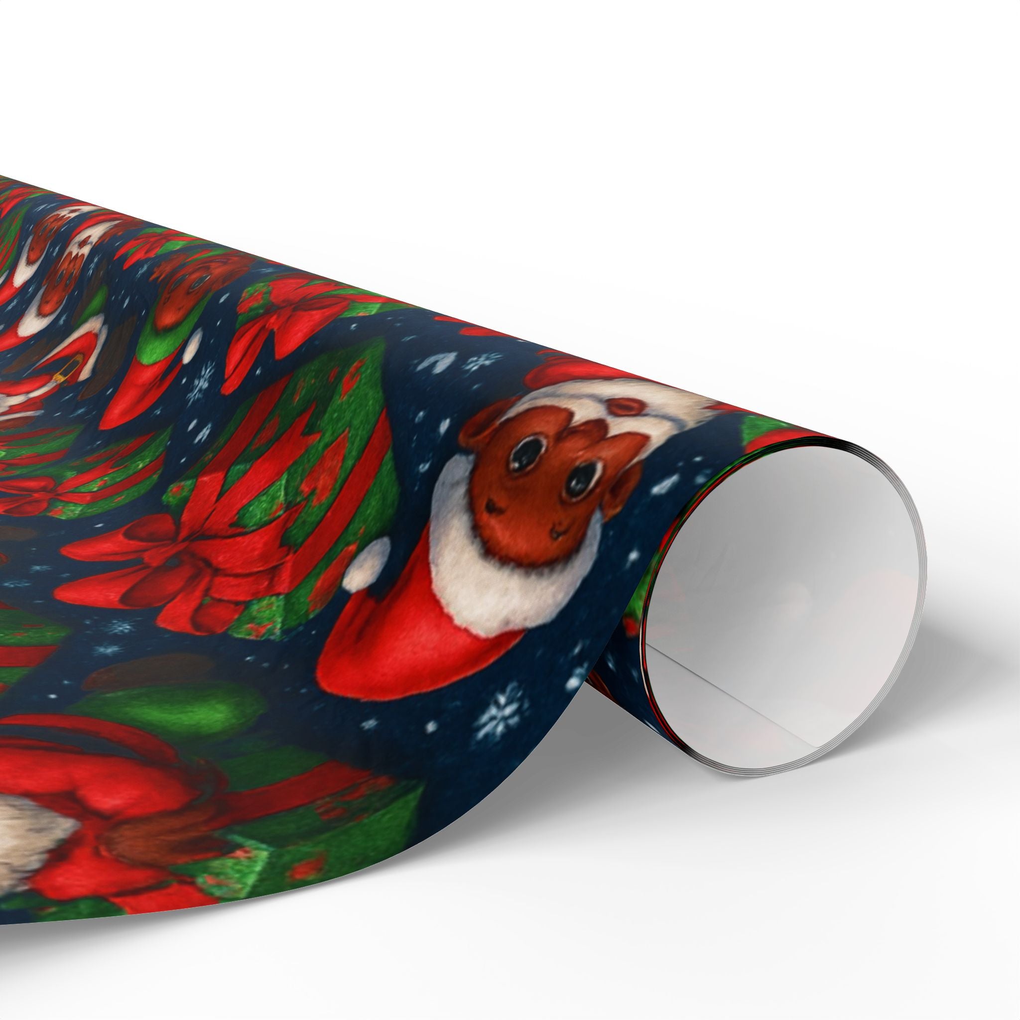 Santa Babies Wrapping Paper — African American Santa Representation Holiday Gift Wrap