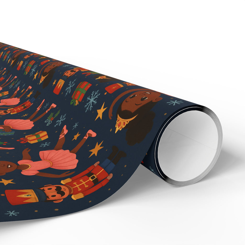 Little Ballerina Nutcracker — Festive Kids Ballet Gift Wrap