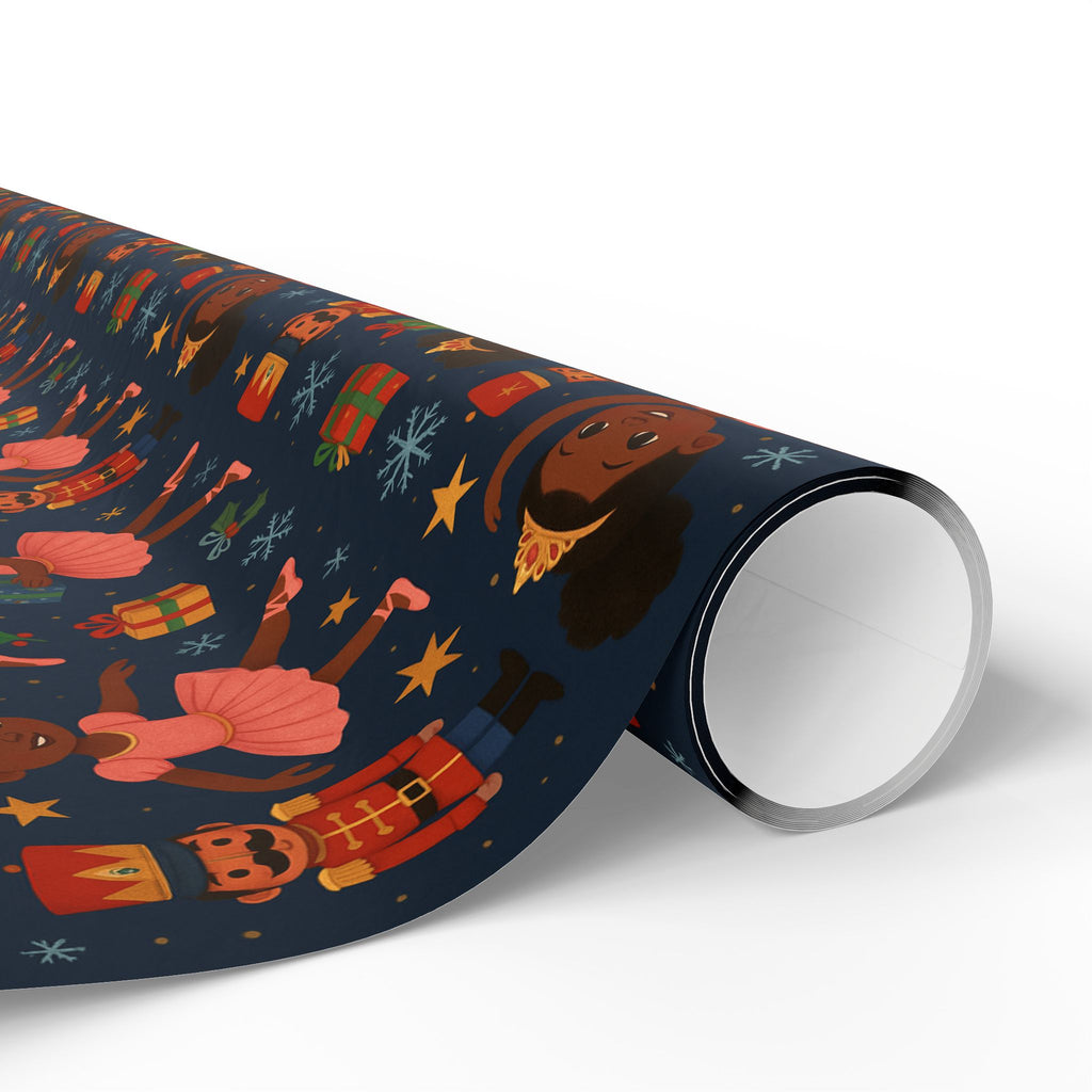 Little Ballerina Nutcracker — Festive Kids Ballet Gift Wrap
