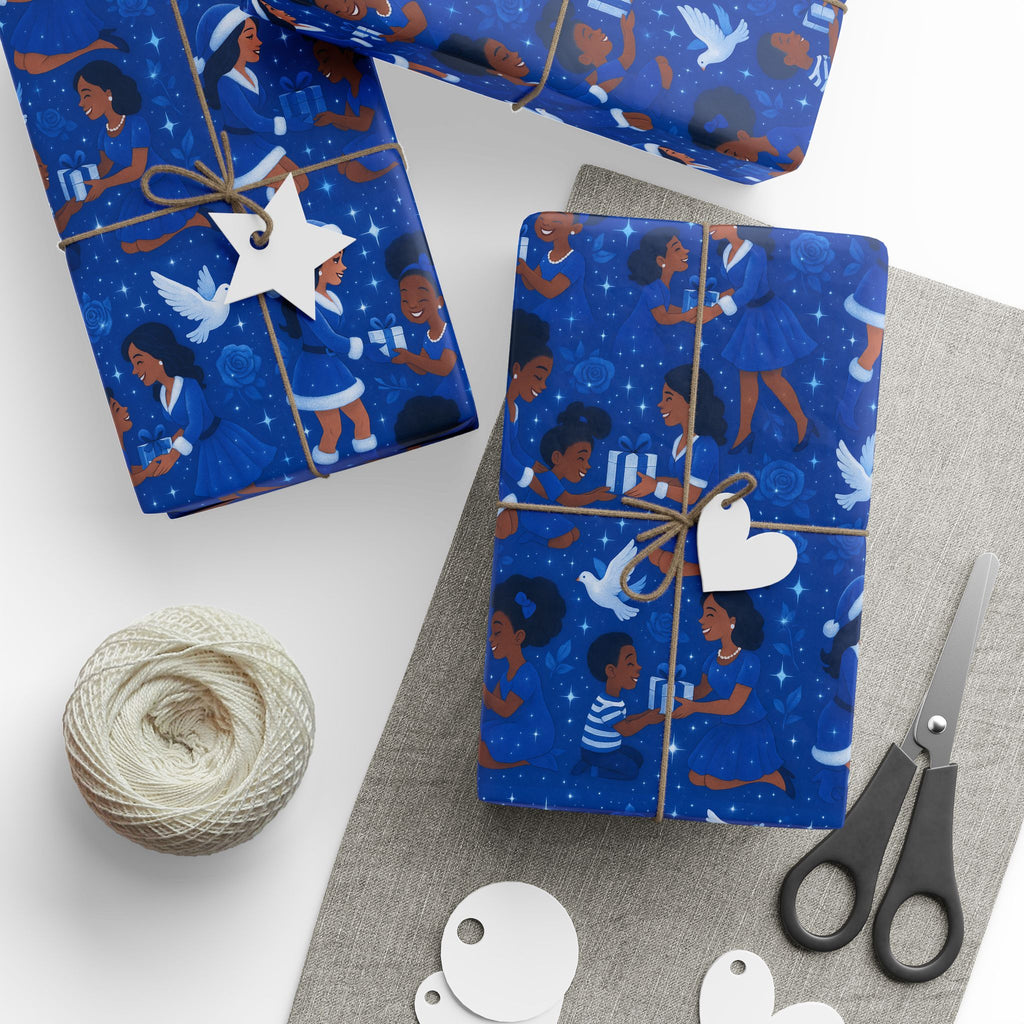 Divine 9 Celebration Wrapping Paper — Sorority Pride Gift Wrap