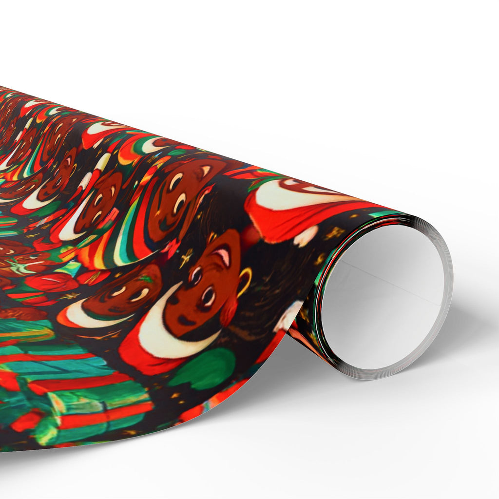 Santa And His Little Helpers – Festive Holiday Gift Wrap