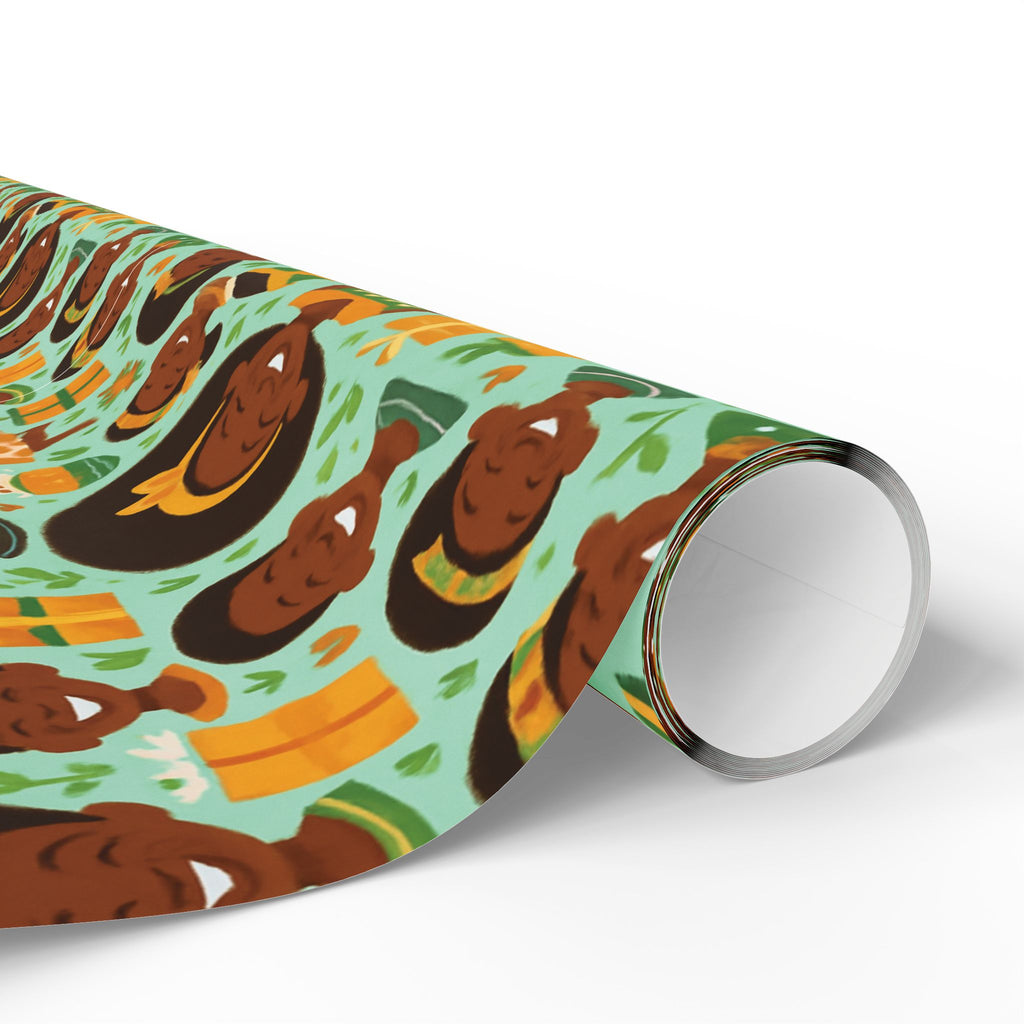 African American Wrapping Paper — Black Heritage Gift Wrap