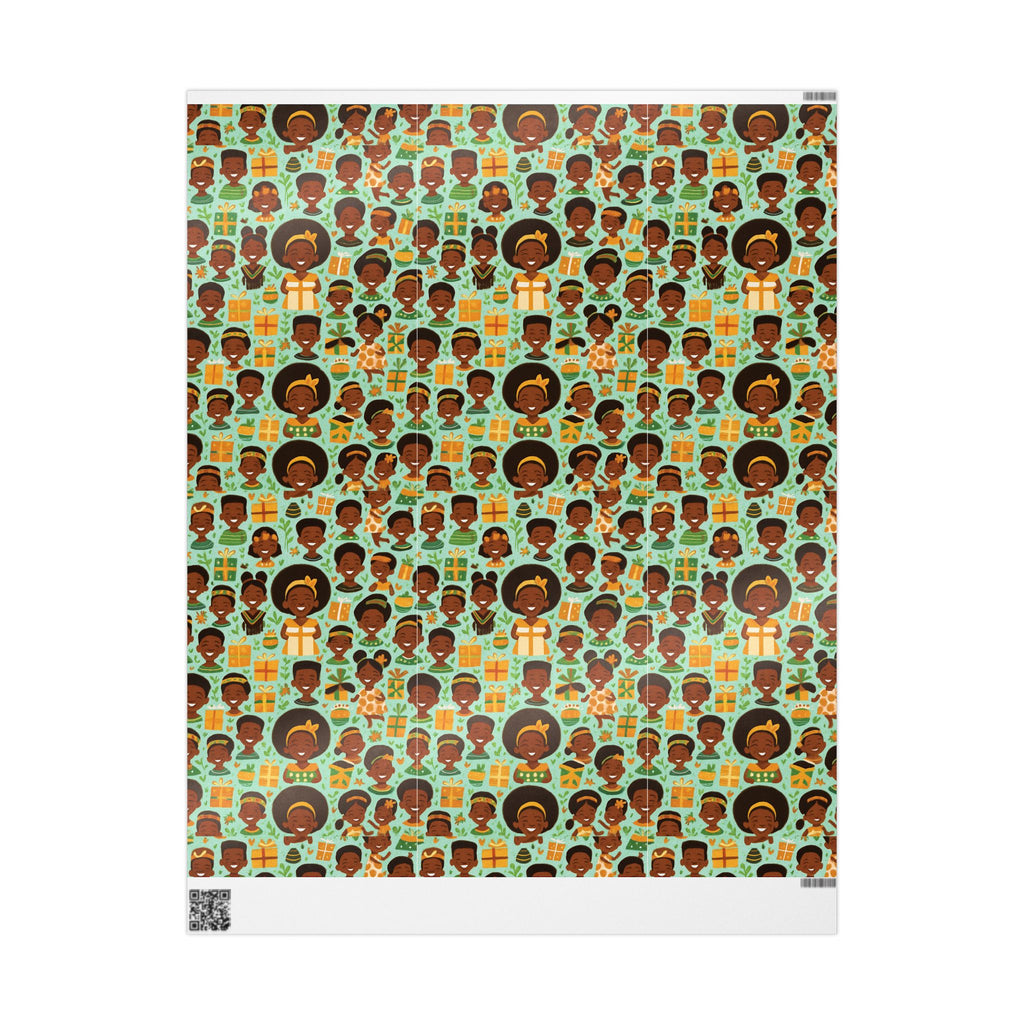 African American Wrapping Paper — Black Heritage Gift Wrap