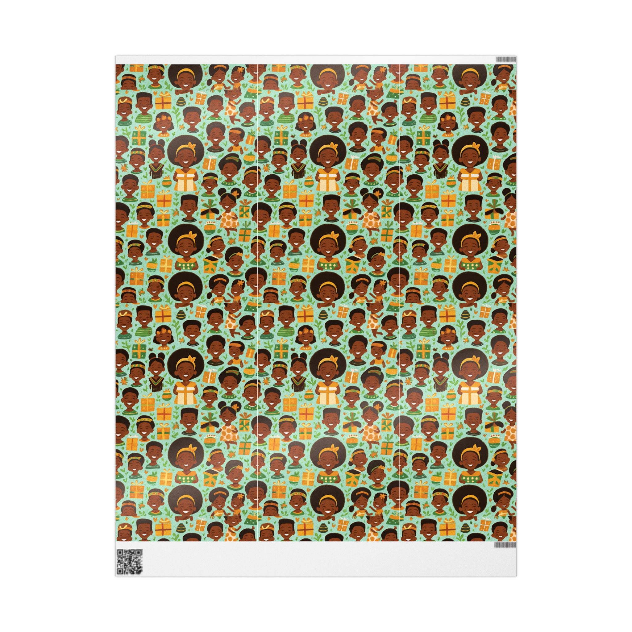 African American Wrapping Paper — Black Heritage Gift Wrap