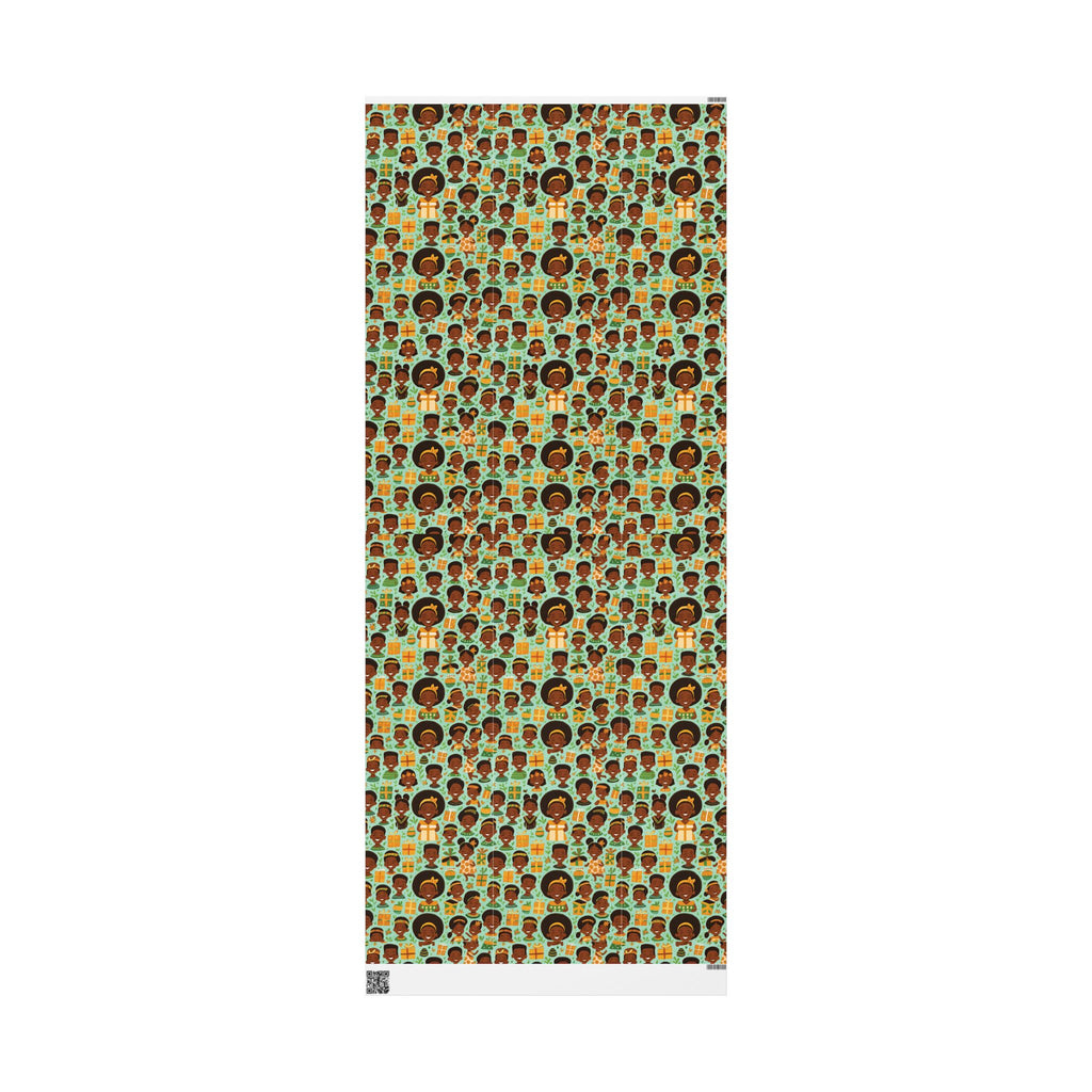 African American Wrapping Paper — Black Heritage Gift Wrap