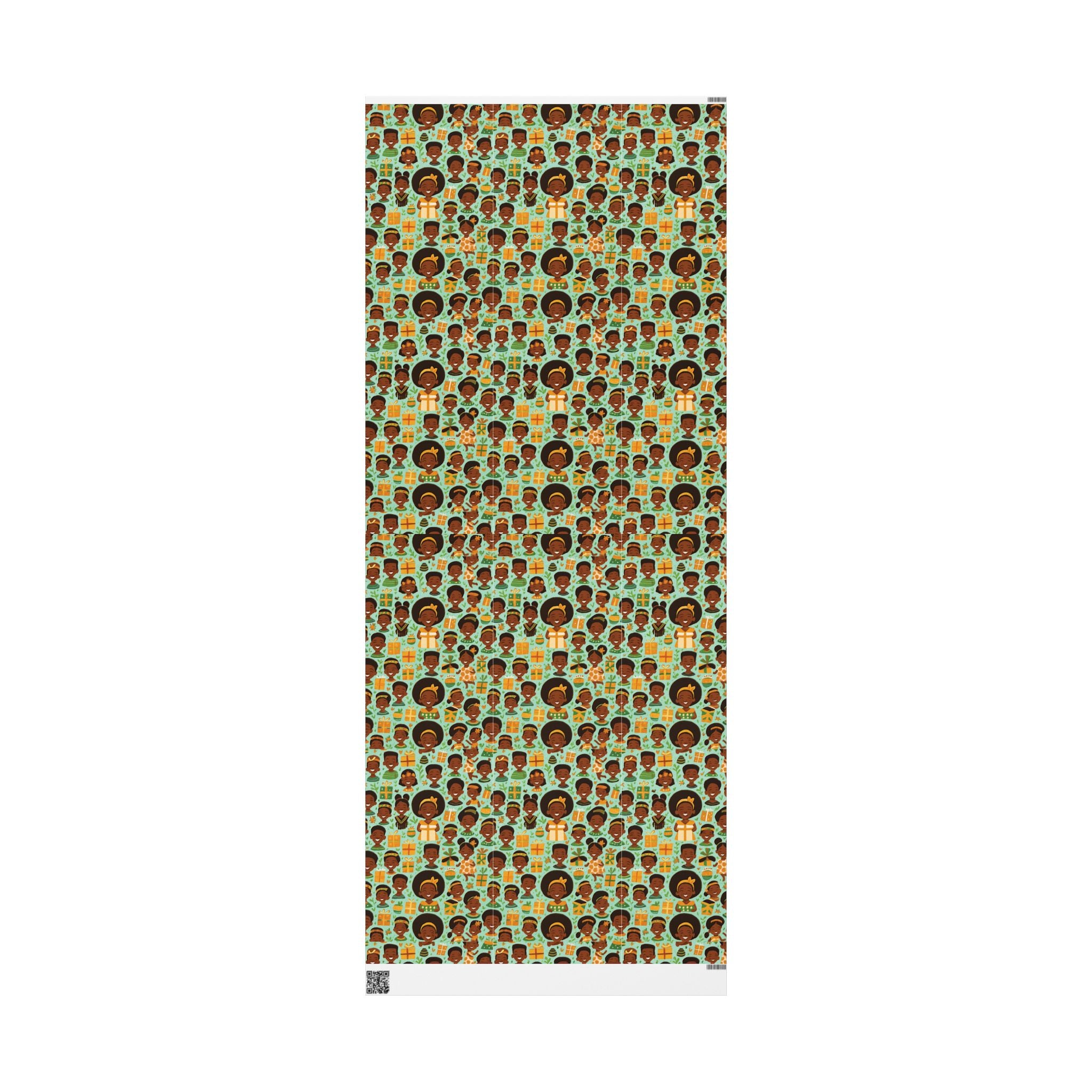African American Wrapping Paper — Black Heritage Gift Wrap