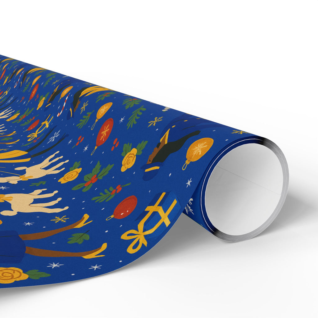 Divine 9 Celebration— Pretty Poodle festive wrapping paper