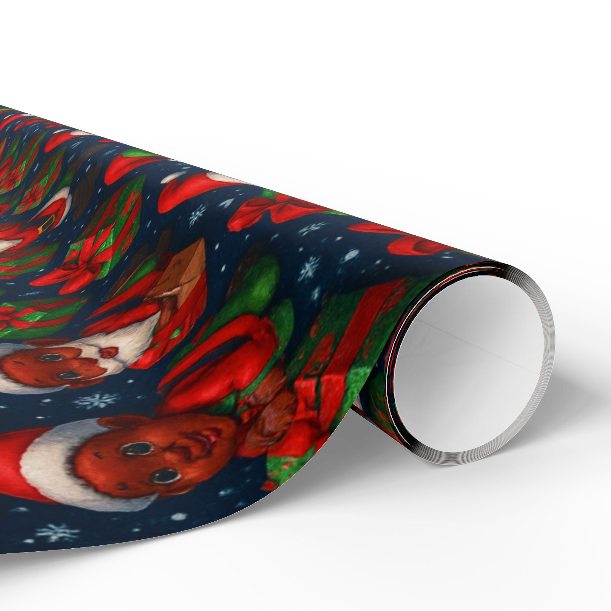Santa Babies Wrapping Paper — African American Santa Representation Holiday Gift Wrap