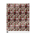 Festive Black Gift Wrap — Happy Children & Santa Holiday Wrapping Paper