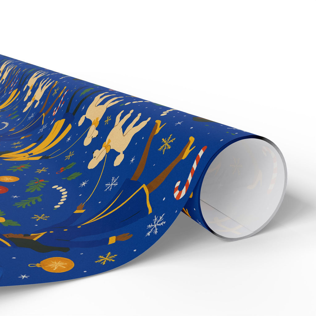 Divine 9 Celebration— Pretty Poodle festive wrapping paper