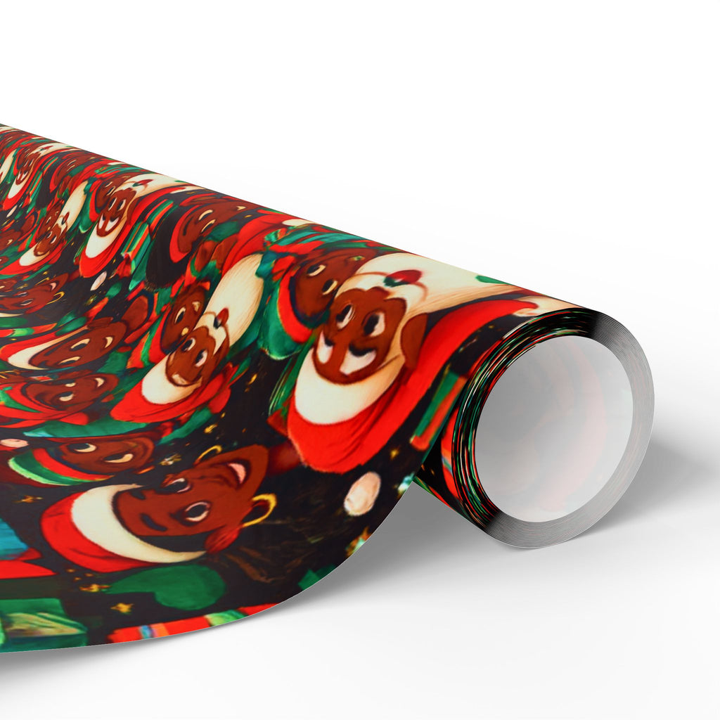 Santa And His Little Helpers – Festive Holiday Gift Wrap