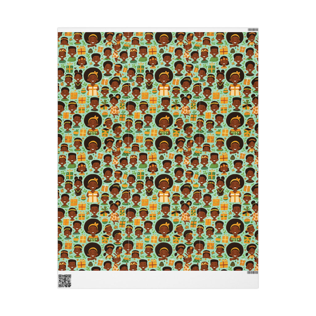 African American Wrapping Paper — Black Heritage Gift Wrap