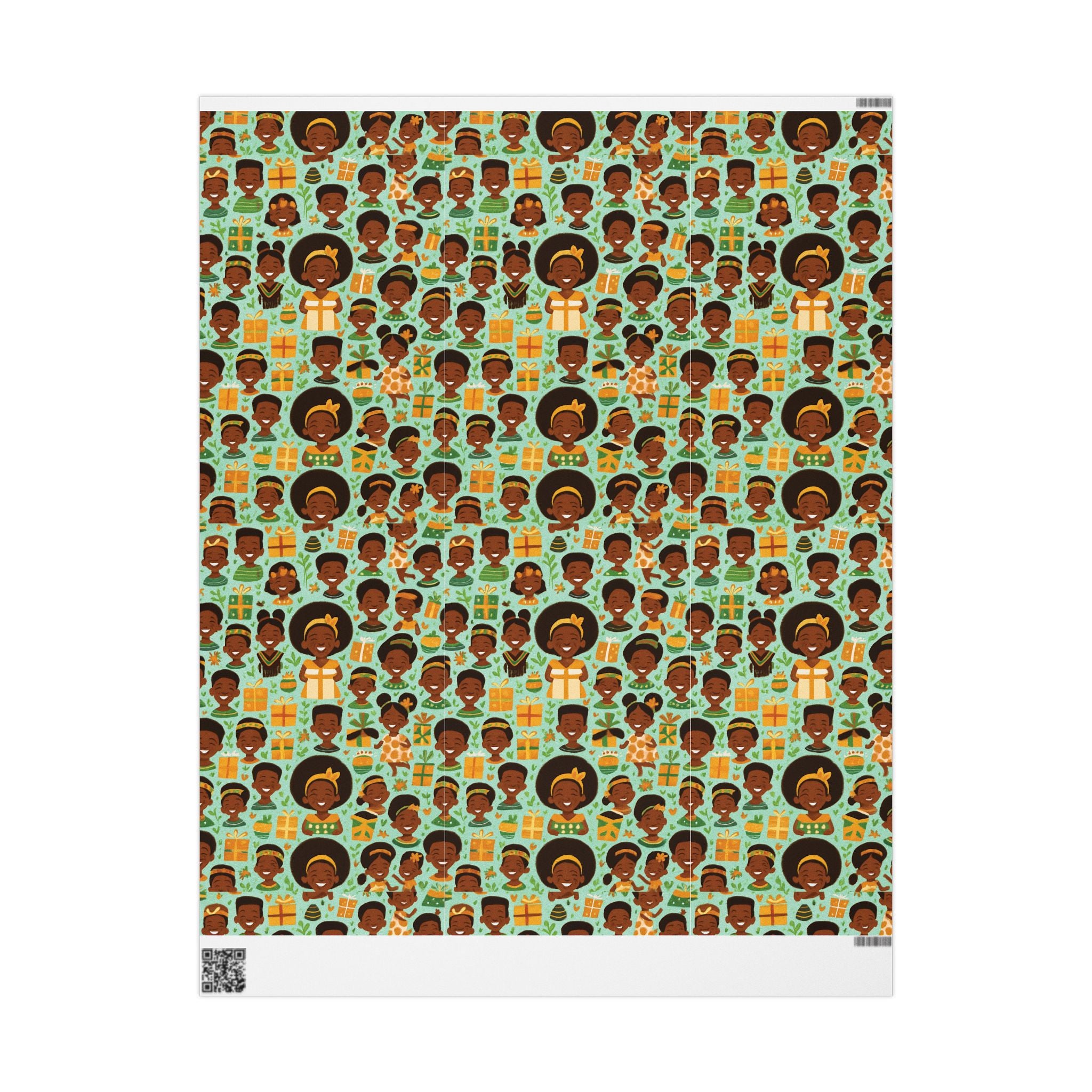 African American Wrapping Paper — Black Heritage Gift Wrap
