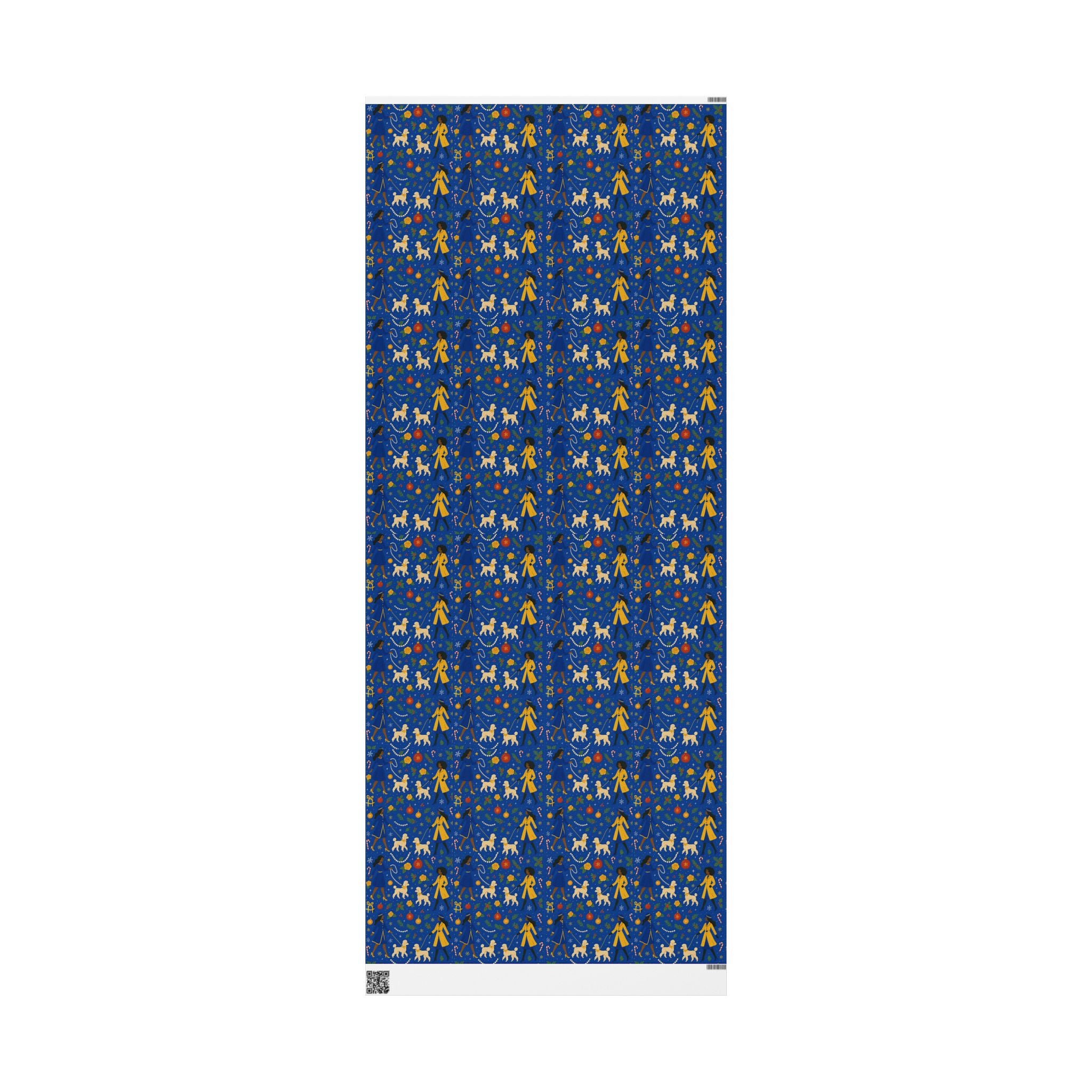 Divine 9 Celebration— Pretty Poodle festive wrapping paper