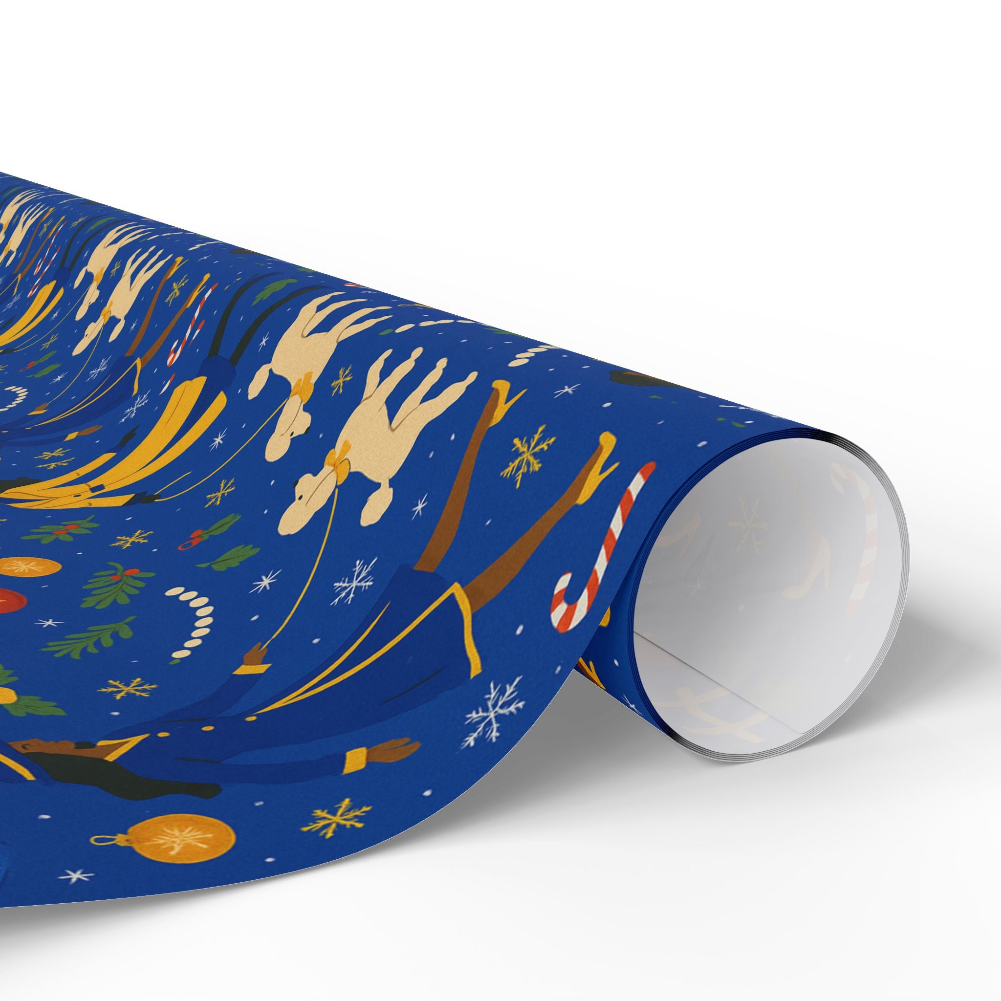 Divine 9 Celebration— Pretty Poodle festive wrapping paper