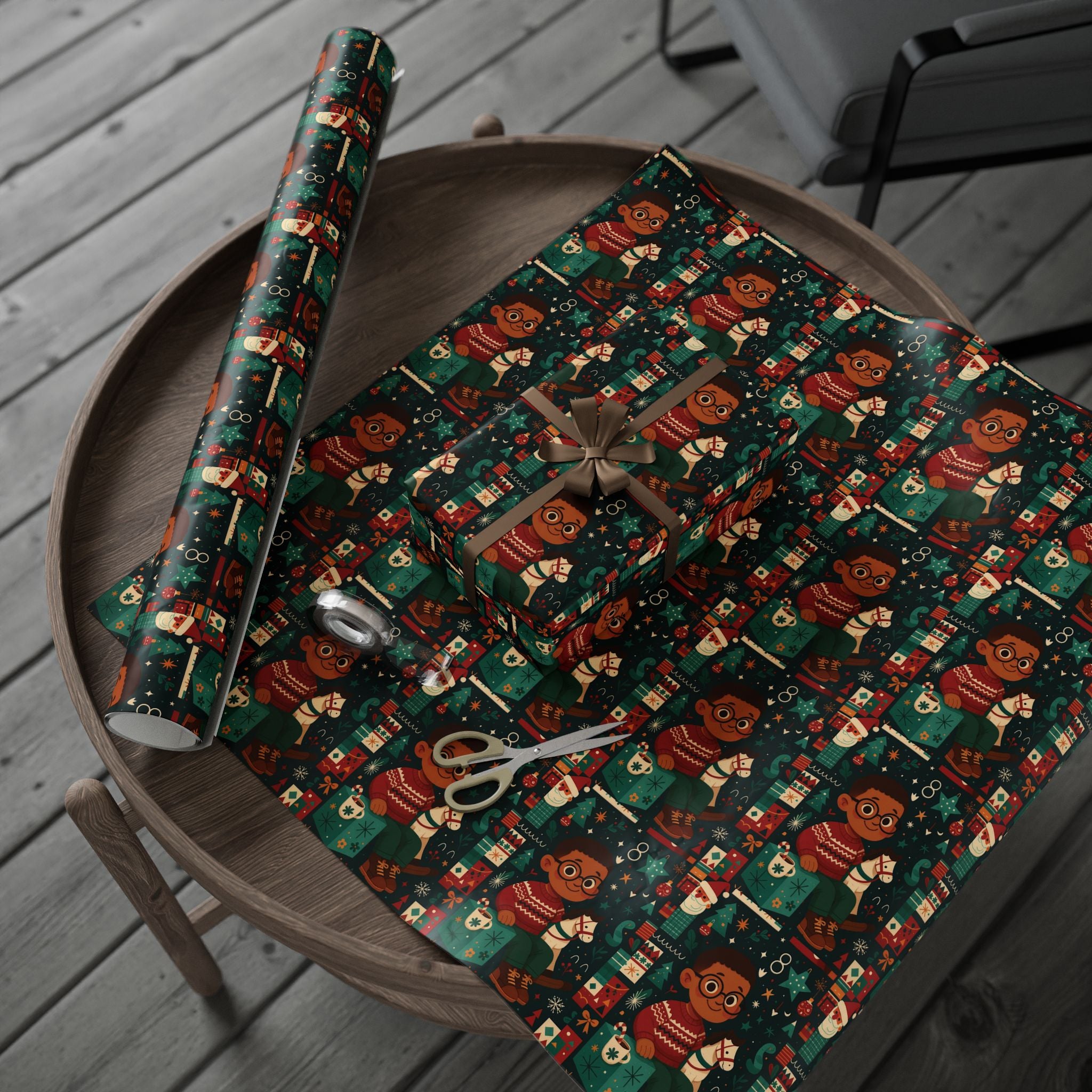 Black boy joy - Festive Wrapping Paper