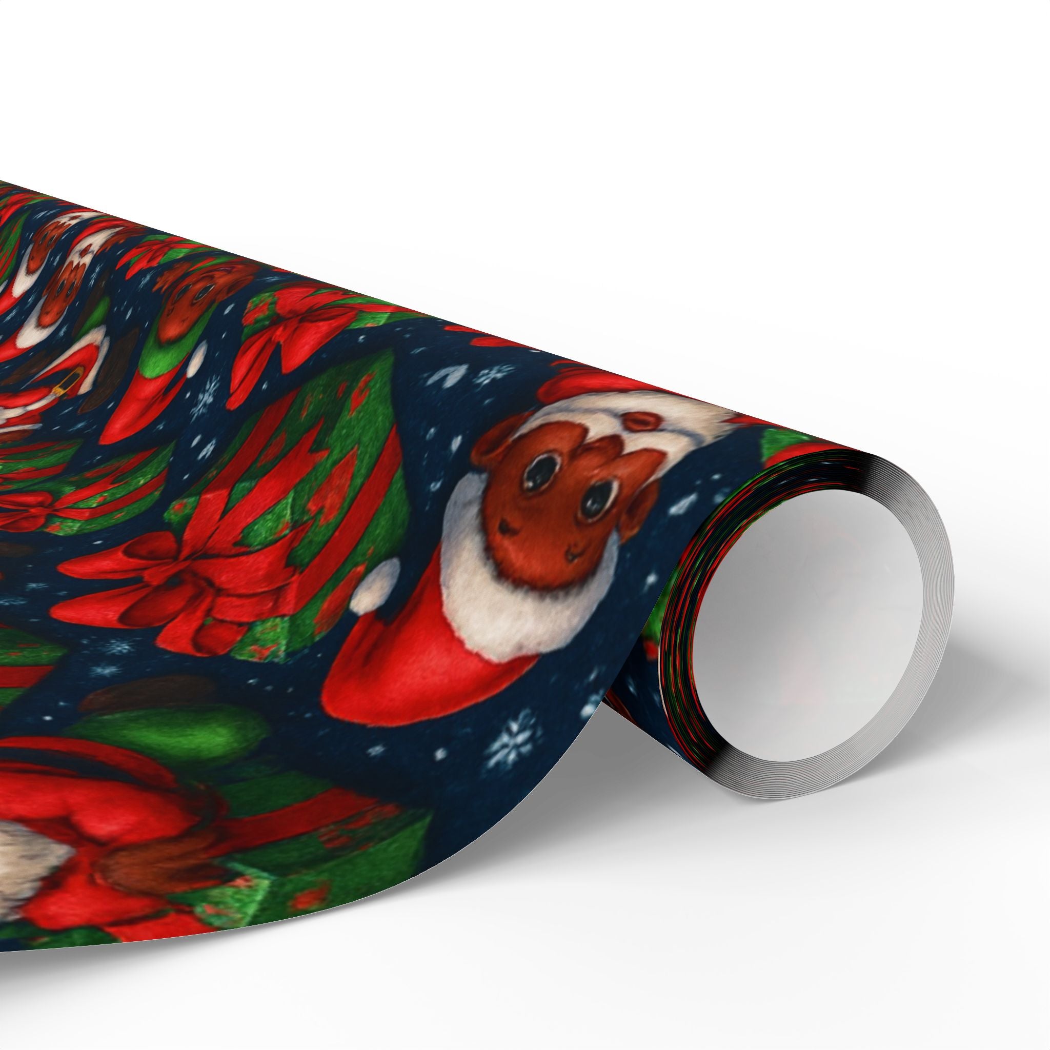 Santa Babies Wrapping Paper — African American Santa Representation Holiday Gift Wrap