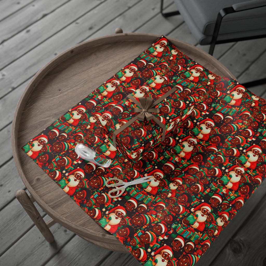 Santa And His Little Helpers – Festive Holiday Gift Wrap