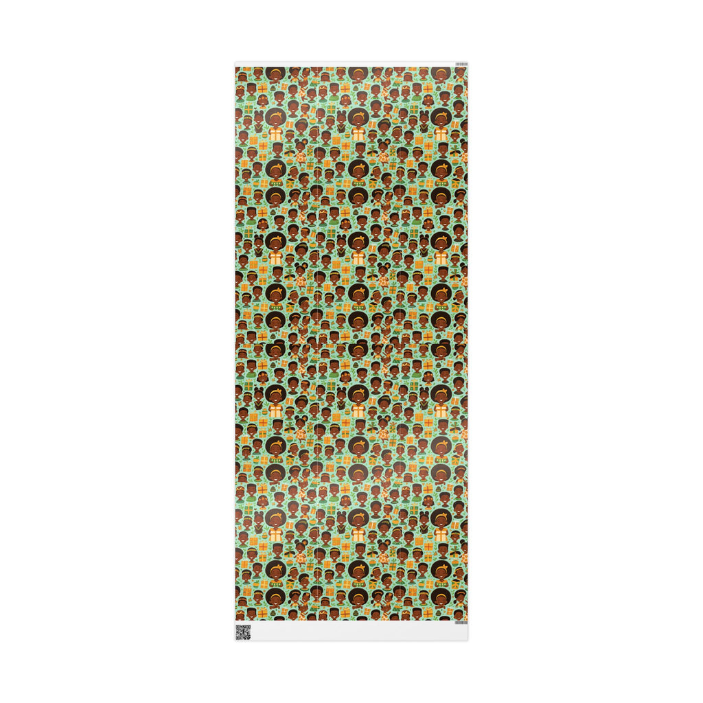 African American Wrapping Paper — Black Heritage Gift Wrap